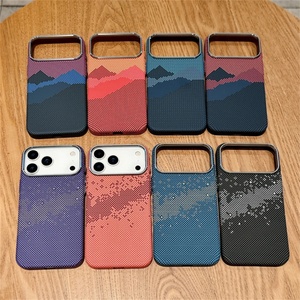 เคสโทรศัพท์คาร์บอนไฟเบอร์สีสันสดใสบางเฉียบสำหรับ iPhone 17 Air 17 Pro Max, เคส iPhone 17 แบบแม่เหล็กคาร์บอน - Product Image 2