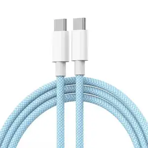 Most Popular PD65W Fast Charging USB Data Cables Type C To Type C 3 Meters Mobile Phone Data Cable Iphone 15 15 Pro Customized