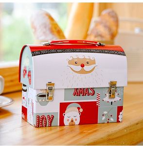 Caja de dulces de regalo de Navidad Buzón, Adornos de Navidad Regalos para niños Artesanía Organizador de almacenamiento de hierro Caja de lata/ - Product Image 3