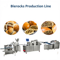 Machine à pain Bierocks commerciale, machine automatique de formage de pains farcis à la viande pour la production en boulangerie