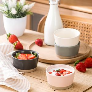 Ensemble de moules à pâtisserie en porcelaine, <span class=keywords><strong>mini</strong></span> moules mignons pour pouding, soufflé, coupes à sauce, crème brûlée, moules à gâteau, résistants au four et au lave-vaisselle - Product Image 1