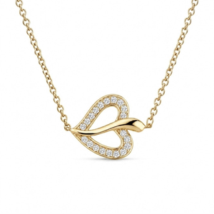 Fábrica de Joyería Tailandesa al por Mayor LY 925, Collar con Colgante de Corazón, Cadena con Zircones, Joyería Romántica para Mujer, Regalo de Aniversario o Fiesta - Product Image 4