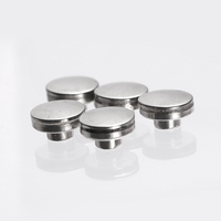 Pointes de contact magnétique en tungstène/acier de haute précision pour usage industriel dans les avertisseurs sonores de voitures/motos, soudées en cuivre rouge