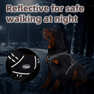 Réglable Réfléchissant Heavy Duty Violet Tactique Pet Poitrine Harnais Gilet No Pull <span class=keywords><strong>Camo</strong></span> Formation Service Poignée pour Grand Moyen - Product Image 4