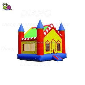Directo <span class=keywords><strong>de</strong></span> fábrica <span class=keywords><strong>Hogwarts</strong></span> Castle Little Tikes Bounce House Venta Decoración inflable con luz LED - Product Image 1