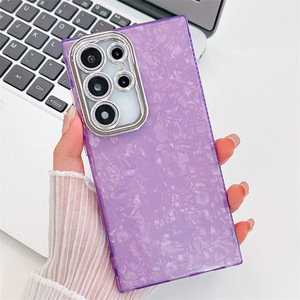 Funda de Teléfono con Electrochapado IMD de Moda para Samsung <span class=keywords><strong>S23</strong></span> S24 Ultra S25 S26 Plus, con Protector de Lente y Resistente a Impactos - Product Image 4