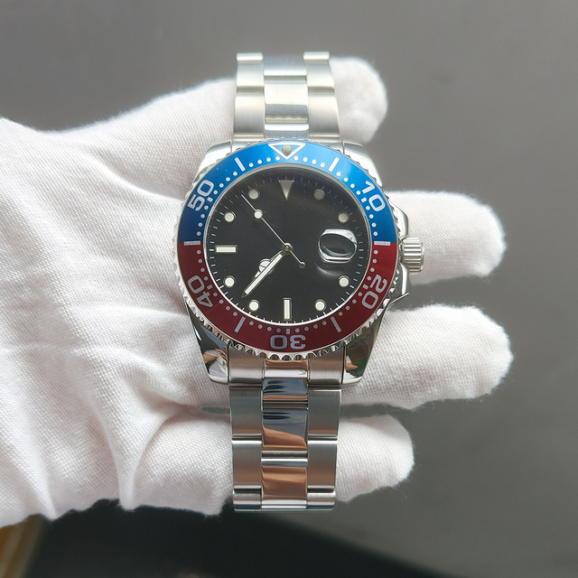 ODM Unique Custom Business Men's Vintage Luxury Quartz Watch 43mm Stainless Steel Water Resistant Fashion Style