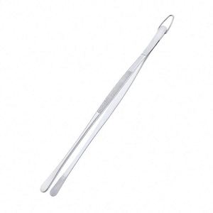 12 Inch Extra Long Dessert Decorating Tweezer Stainless Steel Steak <b>Clip</b> BBQ Chef Cooking Tweezers Tongs with <b>Hooks</b> - Product Image 1