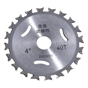 Lames de scie en carbure double face sur mesure de 4 pouces, à double denture, pour le travail du bois et les meules circulaires d'angle - Product Image 1
