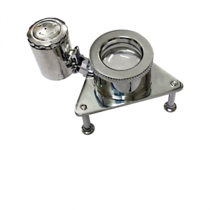 10 lupas de trípode iluminadas con triple aumento, niqueladas, para joyería, herramientas de orfebrería, herramientas para gemólogos, para inspección de piedras preciosas | GS 788B - Product Image 1