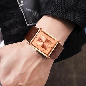 Skmei 9256 moda semplice orologio in vera pelle da uomo orologio da polso al quarzo impermeabile da uomo con <span class=keywords><strong>quadrante</strong></span> <span class=keywords><strong>quadrato</strong></span> - Product Image 5