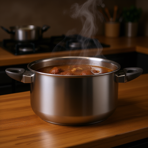 Olla para carne Silit, línea Modesto, 24 cm, acero inoxidable, para guisar y cocinar a fuego lento - Product Image 3