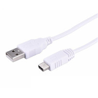 Cable de carga de alimentación USB de 3M y 10 pies para mando de Wii, controlador Wii Pad y Joypad, color blanco