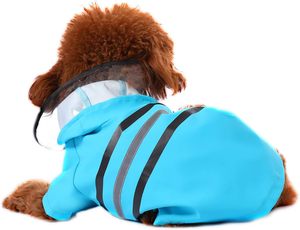 Spring Reflective <b>Waterproof</b> Eco-Friendly <b>Dog</b> Raincoat-Hooded S-XL PU Pet <b>Jacket</b> for Outdoor <b>Dog</b> Accessories - Product Image 2