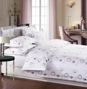 100% Хлопковое одеяло, комплект постельного белья, покрывка, атласная лапша, 40S, белый комплект постельного белья из хлопка для отеля