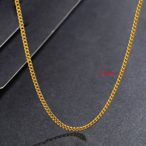 RINNTIN GC <span class=keywords><strong>Collana</strong></span> Choker all'Ingrosso, Catena Cubana Personalizzata in Oro 14K, <span class=keywords><strong>Collana</strong></span> Miami Cuban Chain in Oro 14K - Product Image 2