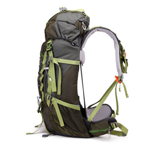 Sac à dos de randonnée imperméable de grande capacité avec logo personnalisé 2022, sac de voyage durable pour les sports de plein air - Product Image 4