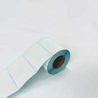 Etiquette thermique directe ECO de 70g avec autocollant autocollant autocollant bleu Glassine, différentes tailles disponibles pour balances électroniques