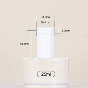 Bouteille en plastique blanche ronde avec bouchon à clapet scellé en PP pour comprimés effervescents, vitamines, capsules et tubes d'emballage – Vente en gros - Product Image 4