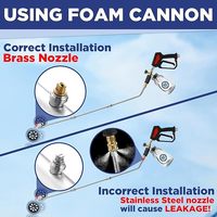 Pencuci Tekanan Tinggi untuk Bagian Bawah Mobil 16 Inci dengan Foam Cannon Pembersih Bawah Mobil