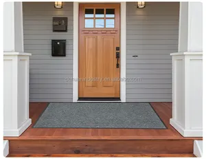 Wholesale Price Beautiful Pvc Back Indoor Outdoor Doormat Non-Slip Dirt Resistant Entry Door Mat