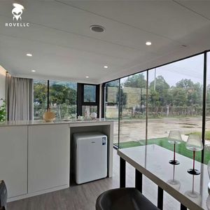 منزل حاوية منزل كبسولة مسبقة الصنع مع ألواح شمسية للعيش خارج الشبكة - Product Image 5