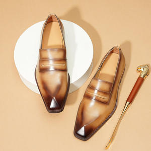 Tendance 2026 : Chaussures Oxford/Derby à bout carré en cuir superposé bicolore/multicolore avec des options de couleurs vibrantes - Product Image 1