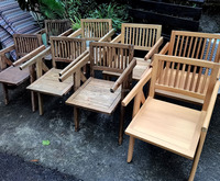 Chaises de salle à manger en bois massif, design moderne, durables, fabriquées à la main, ergonomiques, pour la maison, l'hôtel, le restaurant