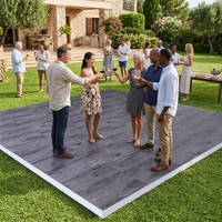 Dalles de sol en PVC à clipser robustes pour scène, événements, mariages, fêtes, utilisation intérieure et extérieure - Vente en gros