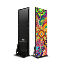 Envisual P2 640mm X 1920mm Intérieur LED Miroir Écran Affichage WiFi 4G Contrôle Numérique Signalisation Panneau Publicitaire pour Centres Commerciaux