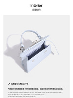 Bolso Bandolera Pequeño Cuadrado con Colgante de Estrella Estilo Coreano 2026, Sofisticado y Versátil para Mujer, Ideal para el Trabajo, en Poliéster