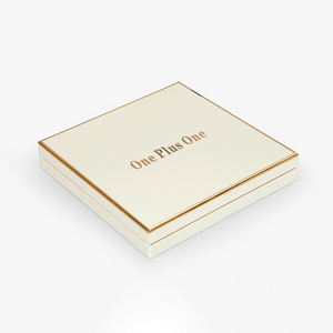 Benutzer definiertes Logo Starre weiße Schal Geschenk <span class=keywords><strong>box</strong></span> Gold Kanten <span class=keywords><strong>2</strong></span> Stück Abnehmbare Deckel Basis Karton Verpackung Matt Laminierung Prägung - Product Image 2