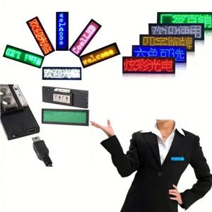 Placa de Control de Aplicaciones con Pantalla Intermitente, Etiqueta de Precio Desplazable, Pin Magnético, Insignia de Nombre LED Digital Programable - Product Image 2