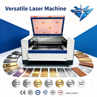 Découpeuse laser CO2 à fibre à double source Smart 1390 avec ajustement automatique de l'axe Z, évitement automatique des surfaces irrégulières, commutation automatique métal/non-métal