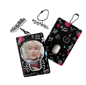 <b>Custom</b> printed anime acrylic <b>keychains</b> with creative K-pop characters acrylic commemorative <b>keychains</b> - Product Image 6