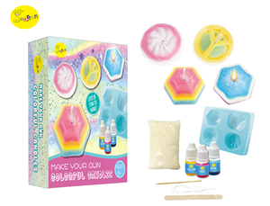 Kit de fabrication de bougies DIY - Kit de bougies à la cire de soja, fournitures et matériaux <span class=keywords><strong>d</strong></span>'art et <span class=keywords><strong>d</strong></span>'artisanat pour adultes et enfants - Product Image 1