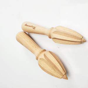Exprimidor manual de limones de madera de haya, exprimidor de cítricos de madera maciza, exprimidor de frutas manual, utensilio de cocina, venta al por mayor, logotipo personalizado - Product Image 4