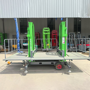 Piattaforma Elevatrice a Forbice Elettrica Mini Certificata CE, Vendita Diretta dalla Fabbrica, Tavolo Idraulico Aereo 10m in Acciaio Inox Antiscivolo - Product Image 1