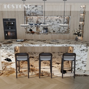 Tostone Promotion : Dalle de quartzite Patagonia transparente, pierre de marbre pour îlot de cuisine et plan de travail, idéale pour le développement <span class=keywords><strong>immobilier</strong></span> - Product Image 4