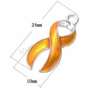 <strong>Awareness</strong> Pendant <strong>Autism</strong> Breast Cancer Pregnancy and Infant Loss Ribbon Pendant Zinc Alloy Jewelry <strong>Charms</strong> 10x24mm - Product Image 3
