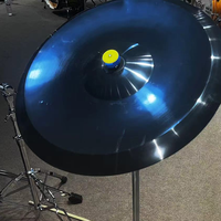 Kit de batterie électronique professionnelle à prix abordable avec cymbales Hi-Hat et gong brillant