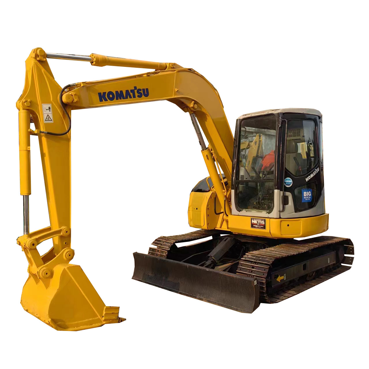 Экскаватор komatsu Pc78 для городского строительства, 7,8 тонн