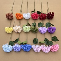 Fleurs artificielles Anna Hydrangea, 45 pétales, pour la décoration de lieux de mariage, arrangements floraux pour allées