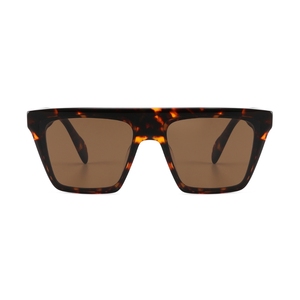 Gafas de Sol Rectangulares con Montura Completa Estilo Carey, Protección UV400, Unisex para Adultos - Product Image 1