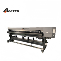 Imprimante jet d'encre hybride large format Acetek 3,2 m avec tête d'impression XP600/i3200 et encre UV