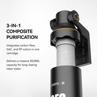 OEM Inline Douchefilter Zuiveraar 5 Micron Koolstof Chloor Geurverwijdering Huis Keuken Badkamer Waterverwarmer Voorfilter Sediment