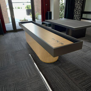 Cheap Price High Quality 9ft 10ft 12ft 14ft Shuffle Board Table with Wood Legs Oak Wood Game Table for Game Room - Product Image 3