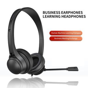 Tai nghe có dây kinh doanh sinh viên thi điều hành đặc biệt gắn đầu USB Tai nghe máy tính nghe HEADWORN Tai nghe có dây - Product Image 4