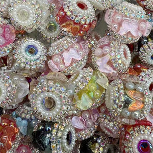 Perles rondes en lucite œil de chat de 19 mm faites à la main pour la fabrication de stylos, de cordons et d'accessoires de téléphone pour le bricolage - Product Image 5