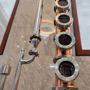 Destilador de torre de cobre de 100L para whisky, Vodka, cerveza, bricolaje, fabricación de bebidas espirituosas, bomba usada, caja de cambios - Product Image 6